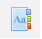 Screenshot of glossary icon in Moodle