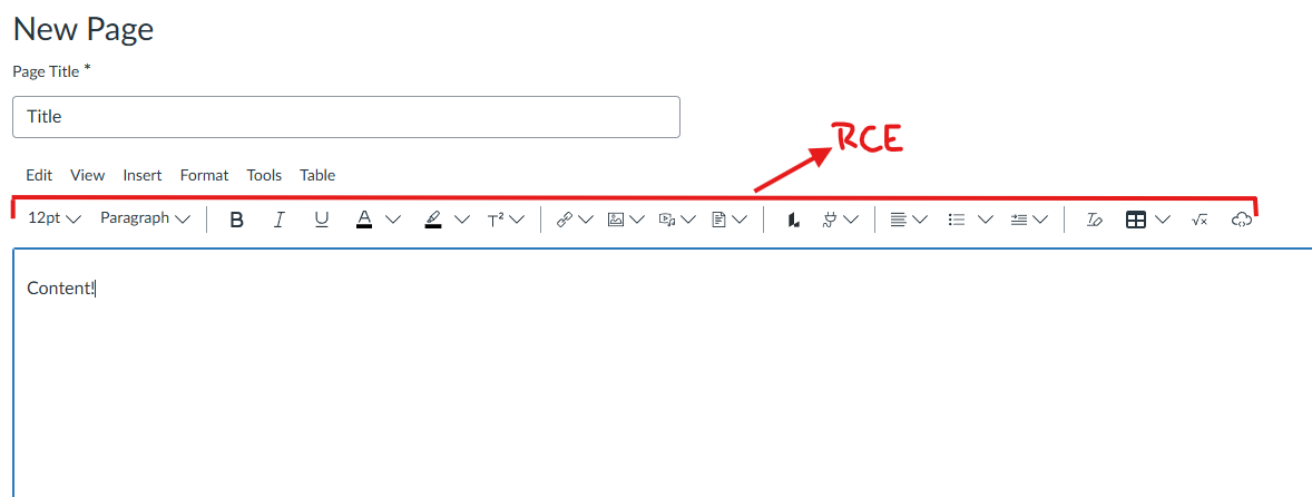 Text editor image.