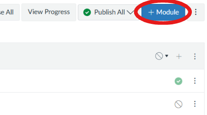 Add a module with a circle.