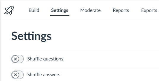 Quiz Settings
