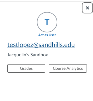 Student information tab will open.